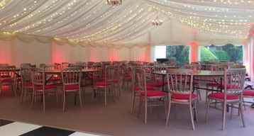 marquee-lighting, marquee-hire-cheshire, pealights-cheshire