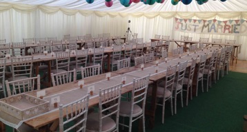 long-tables, wedding-marquee, marquee-hire-uk